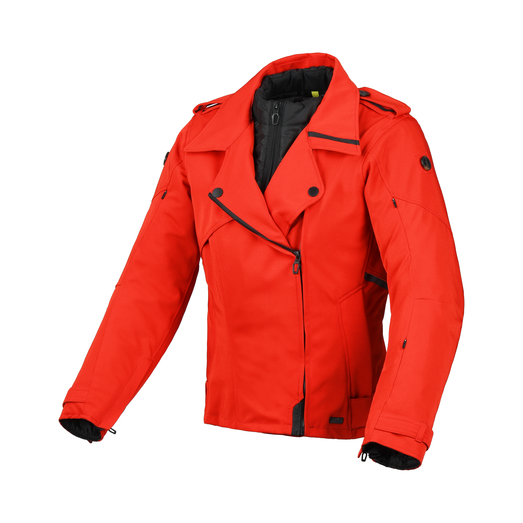 Macna Lirona Ladies Textile Jacket Red FREE UK Delivery, FREE 365 Day Returns | Moto Central