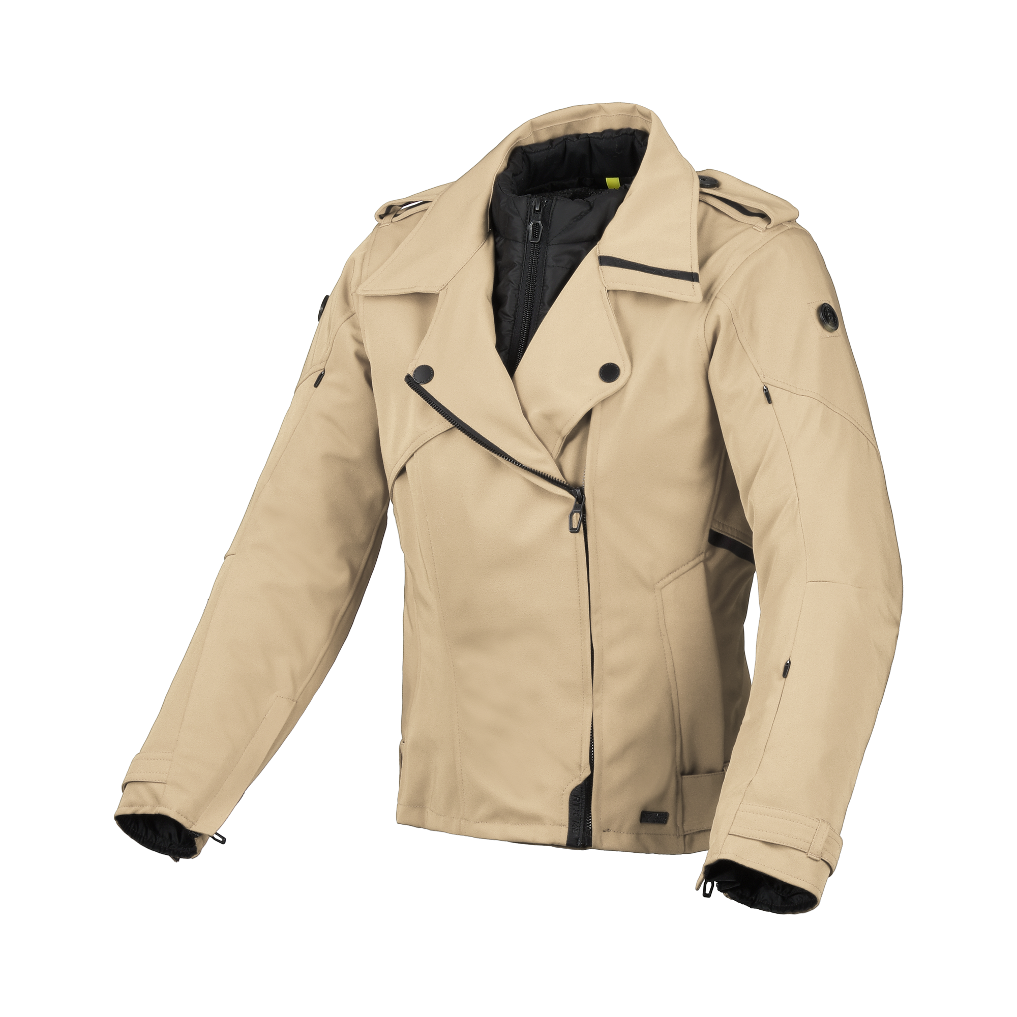Macna Lirona Ladies Textile Jacket Beige FREE UK Delivery, FREE 365 Day Returns | Moto Central