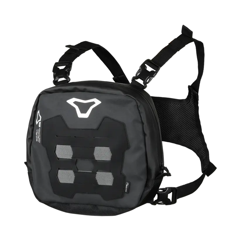 Macna Chest Bag MUCB Chestor Black FREE UK Delivery, FREE 365 Day Returns | Moto Central