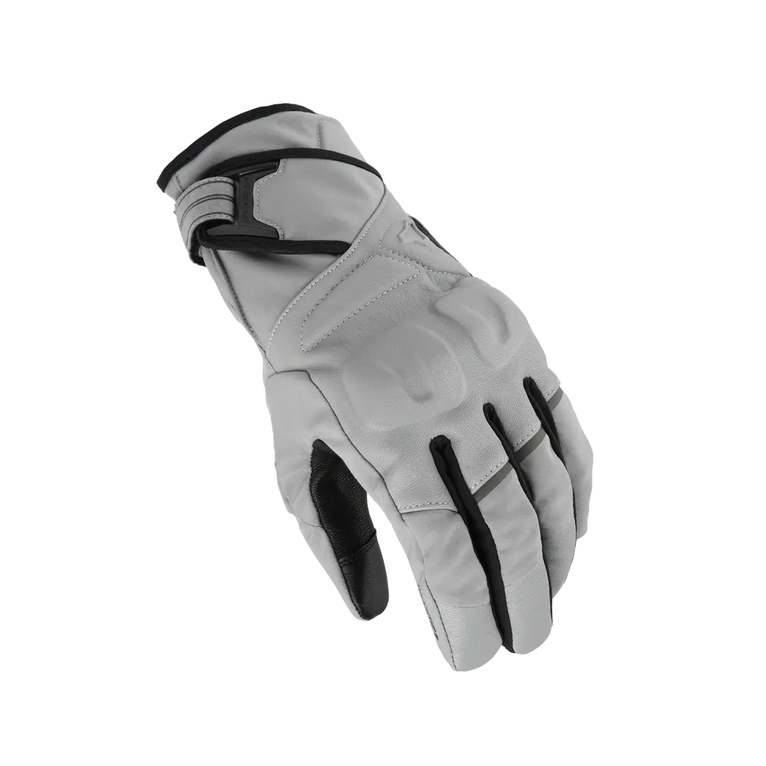 Macna Mishun RTX Leather Gloves Grey FREE UK Delivery, FREE 365 Day Returns | Moto Central