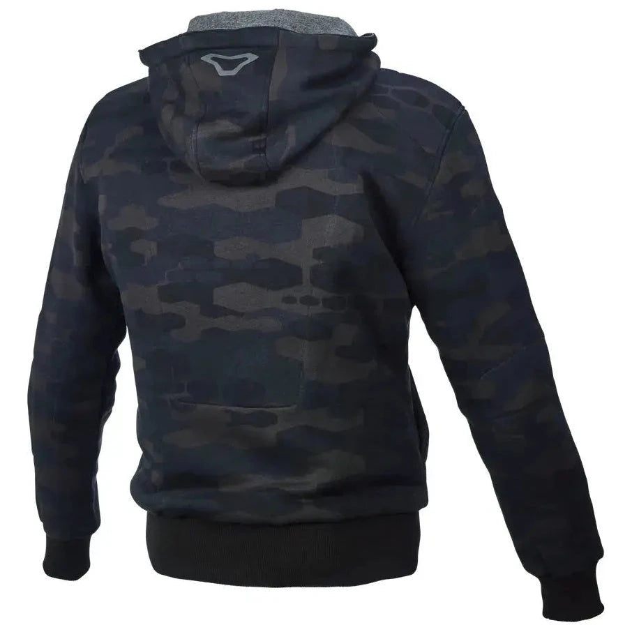 Macna Nuclone Hoodie Black / Grey Camo  - FREE UK Shipping, FREE 365 Day Returns | Moto Central