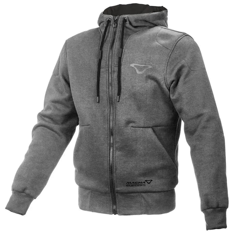 Macna Nuclone Hoodie Dark Grey  - FREE UK Shipping, FREE 365 Day Returns | Moto Central