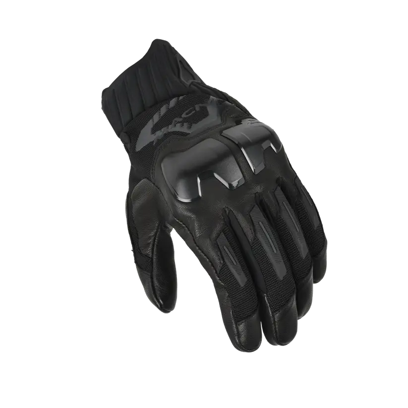 Macna Octavius Leather Gloves Black FREE UK Delivery, FREE 365 Day Returns | Moto Central