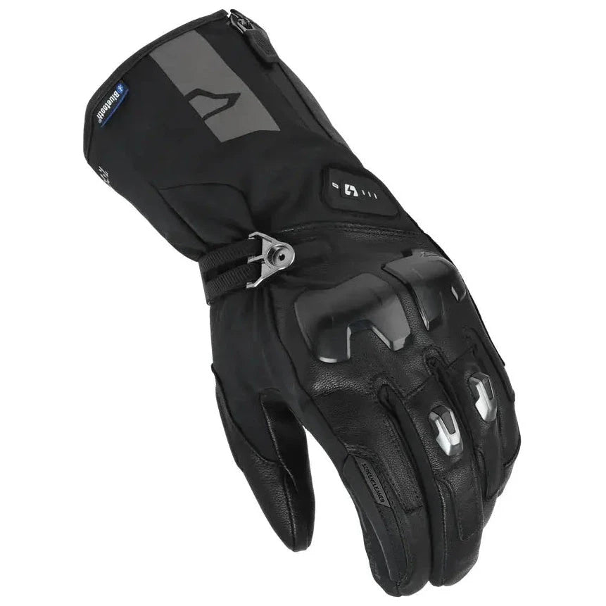 Macna Progress 2.0 RTX DL Heated Gloves Without Kit Black – knuckle view