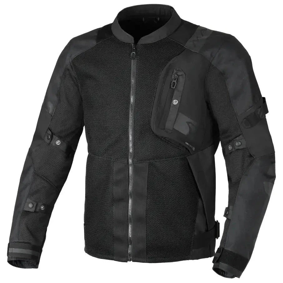 Macna Raddic Textile Jacket Black – front view