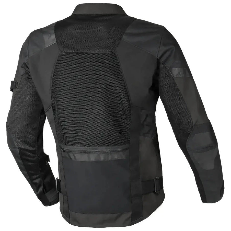 Macna Raddic Textile Jacket Black – rear view