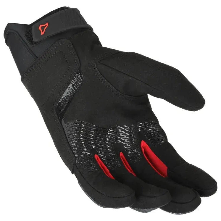 Macna Recon 2.0 Short Textile Gloves Black / Red – palm view
