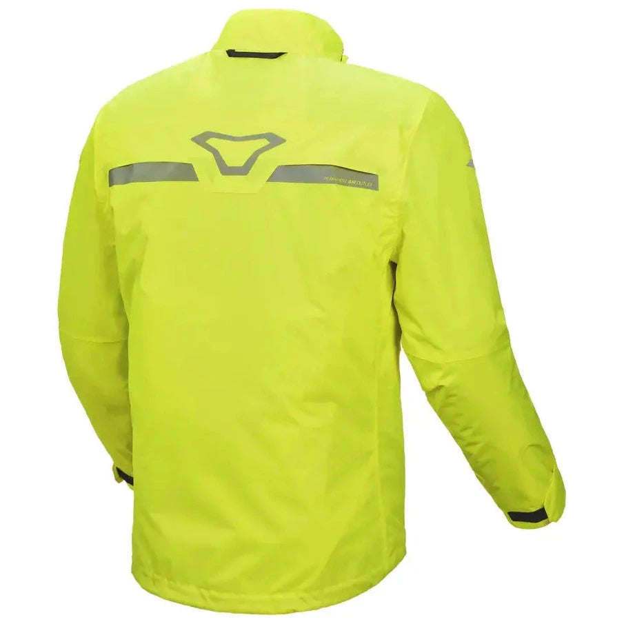 Macna Spray Rain Over Jacket Fluo Yellow – rear view