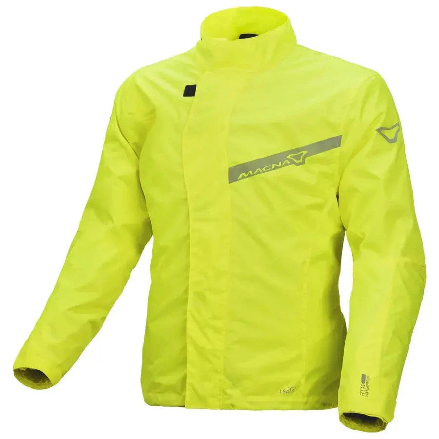 Macna Spray Ladies Rain Over Jacket Fluo Yellow – front view