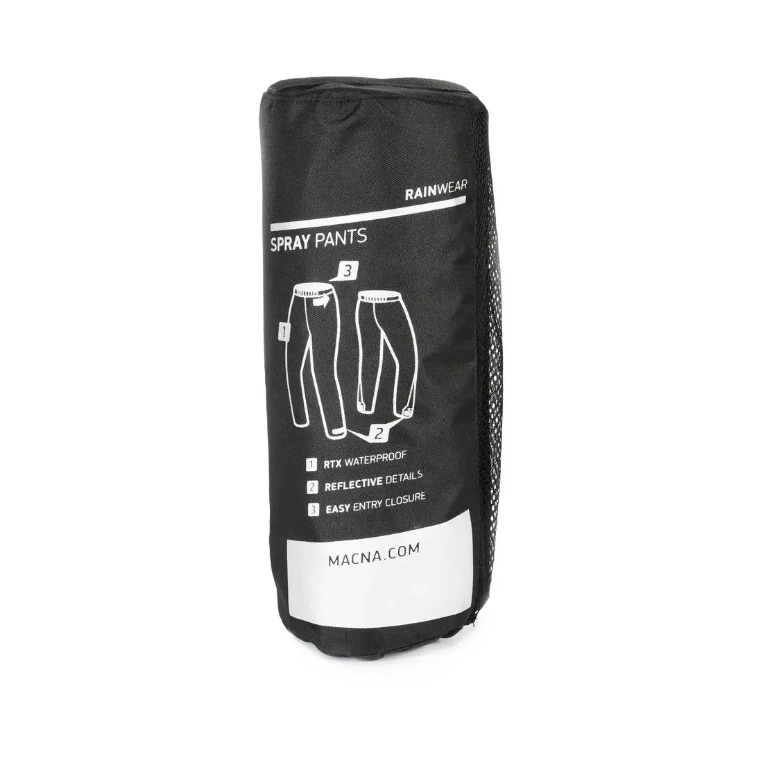 Macna Spray Rain Over Trouser Black  - FREE UK Shipping, FREE 365 Day Returns | Moto Central