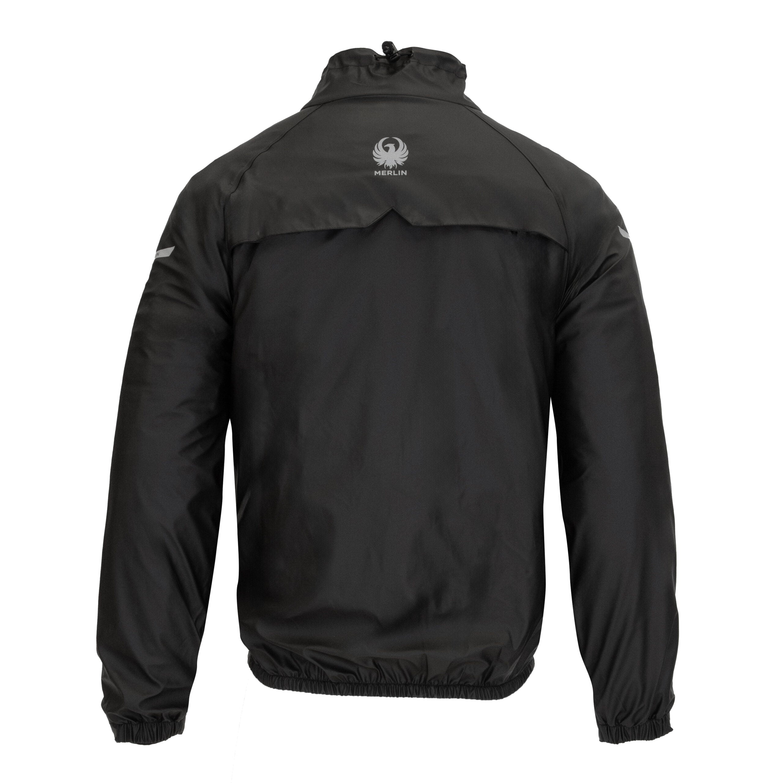 Merlin Hydroshield Waterproof Over Jacket Black FREE UK Delivery, FREE 365 Day Returns | Moto Central
