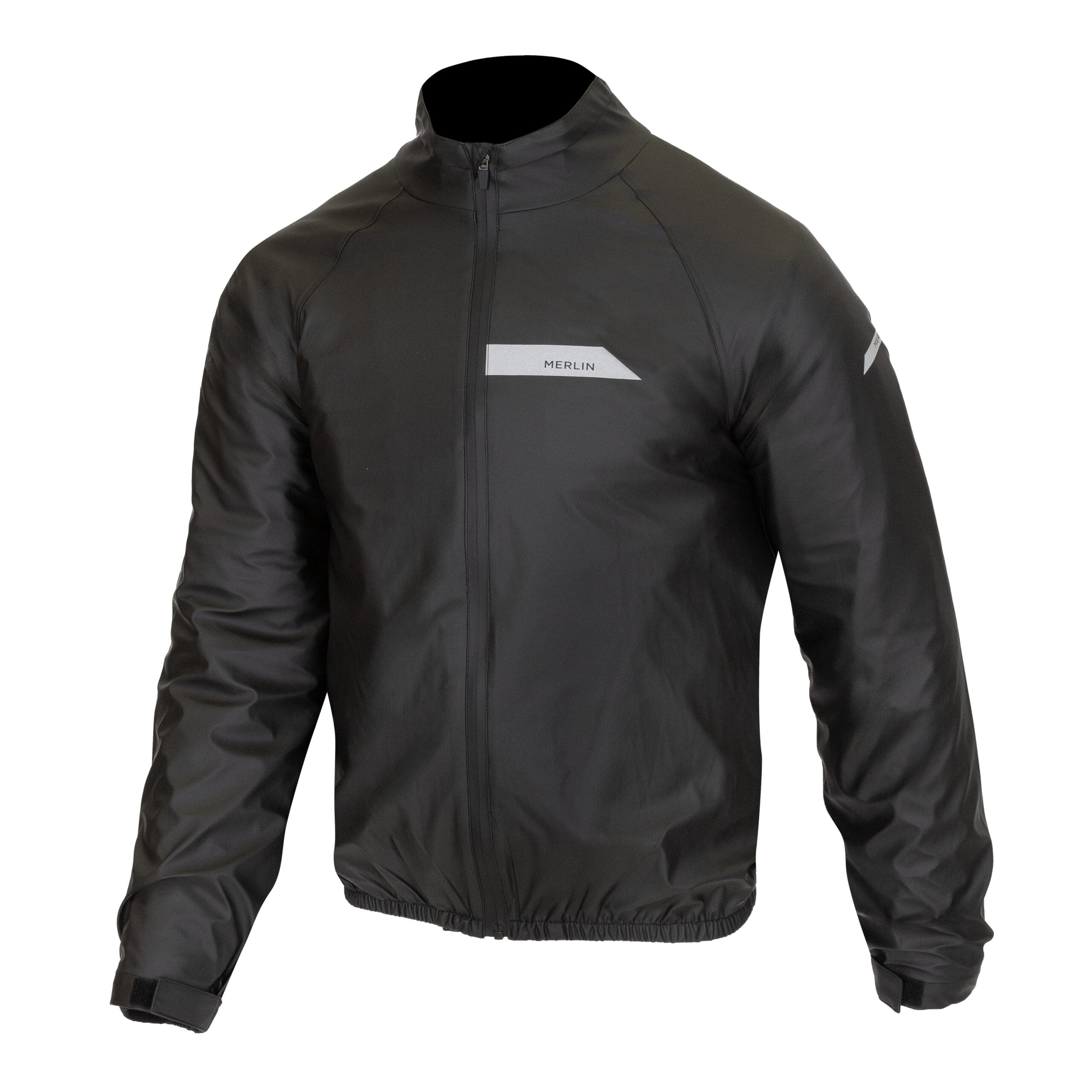 Merlin Hydroshield Waterproof Over Jacket Black FREE UK Delivery, FREE 365 Day Returns | Moto Central