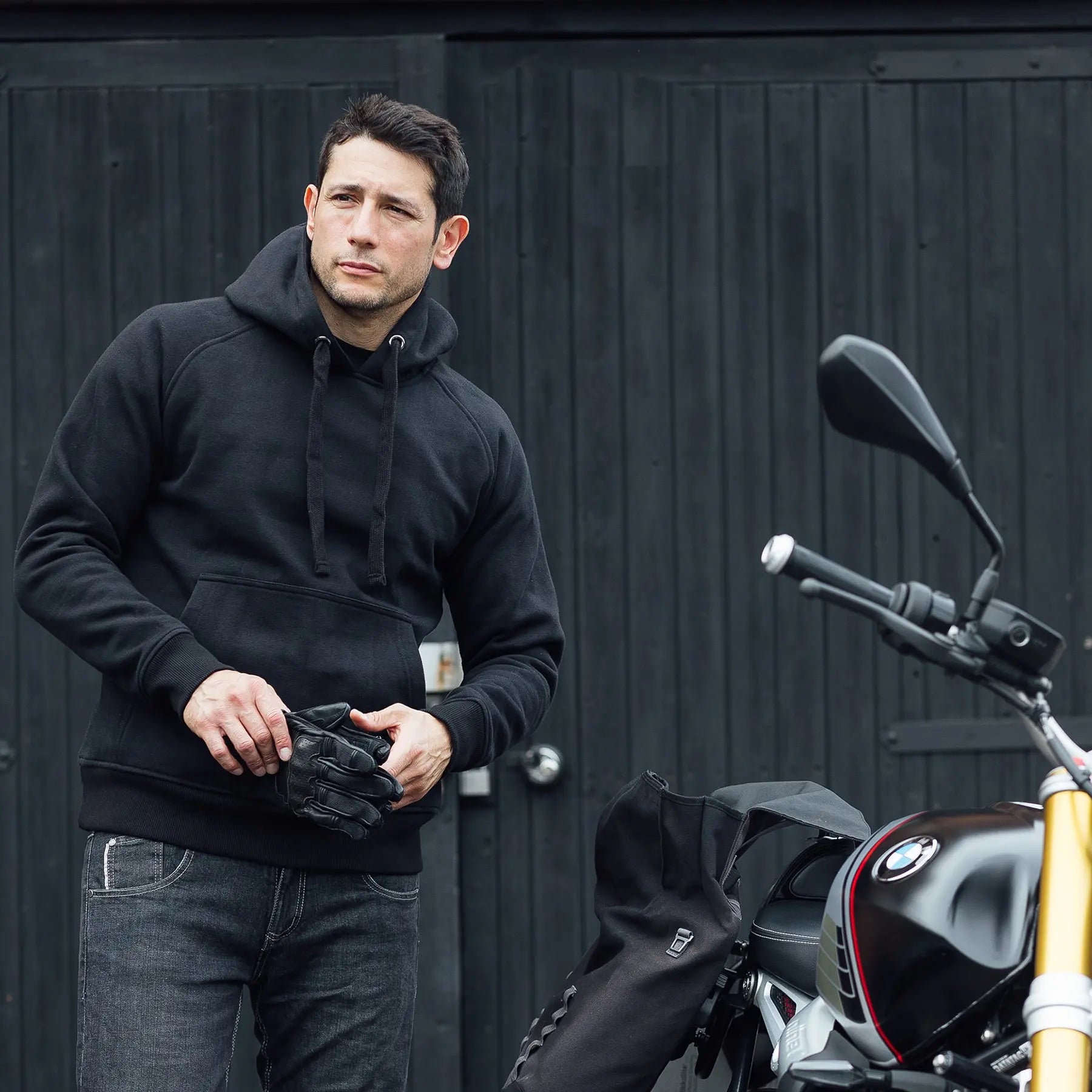 Merlin Stealth Pro D3O Single Layer Pullover Hoody Black FREE UK Delivery, FREE 365 Day Returns | Moto Central