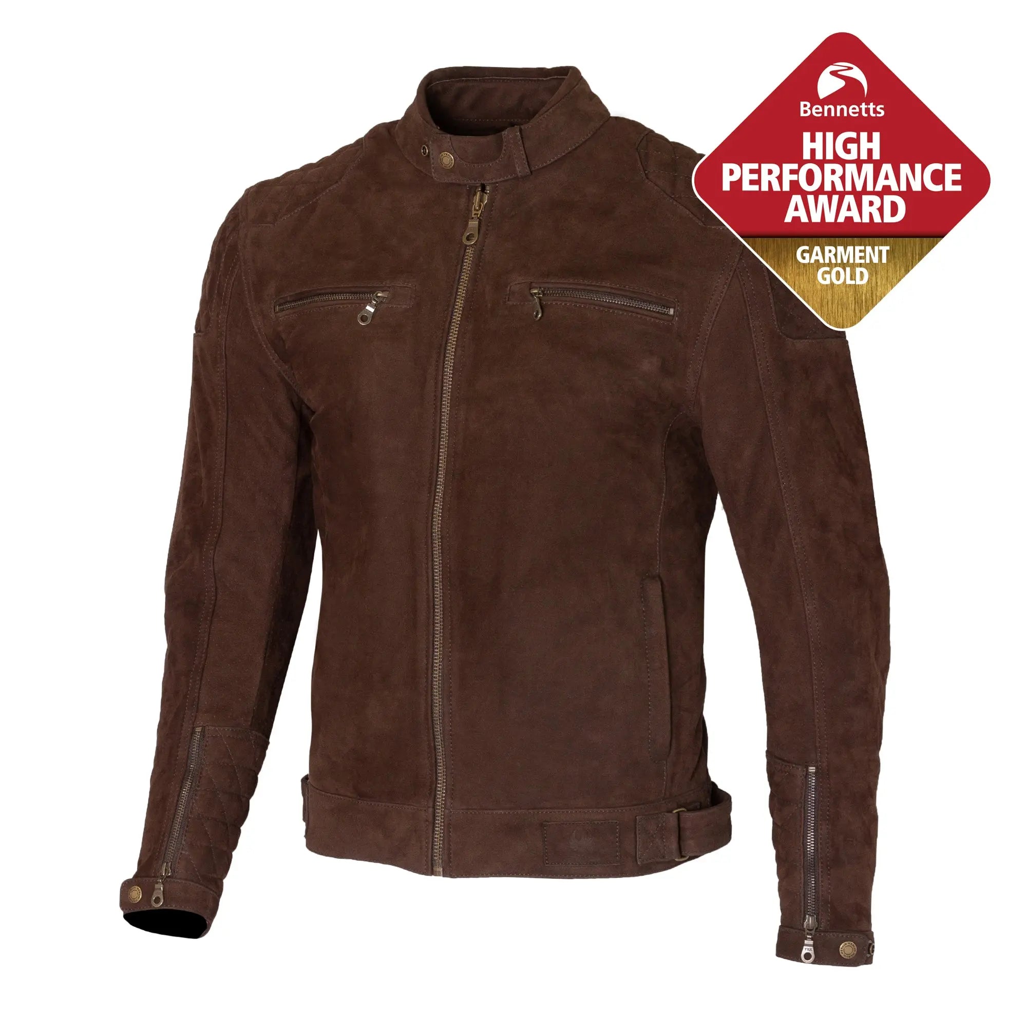 Merlin Torsten TFL D3O AAA Leather Jacket Brown FREE UK Delivery, FREE 365 Day Returns | Moto Central