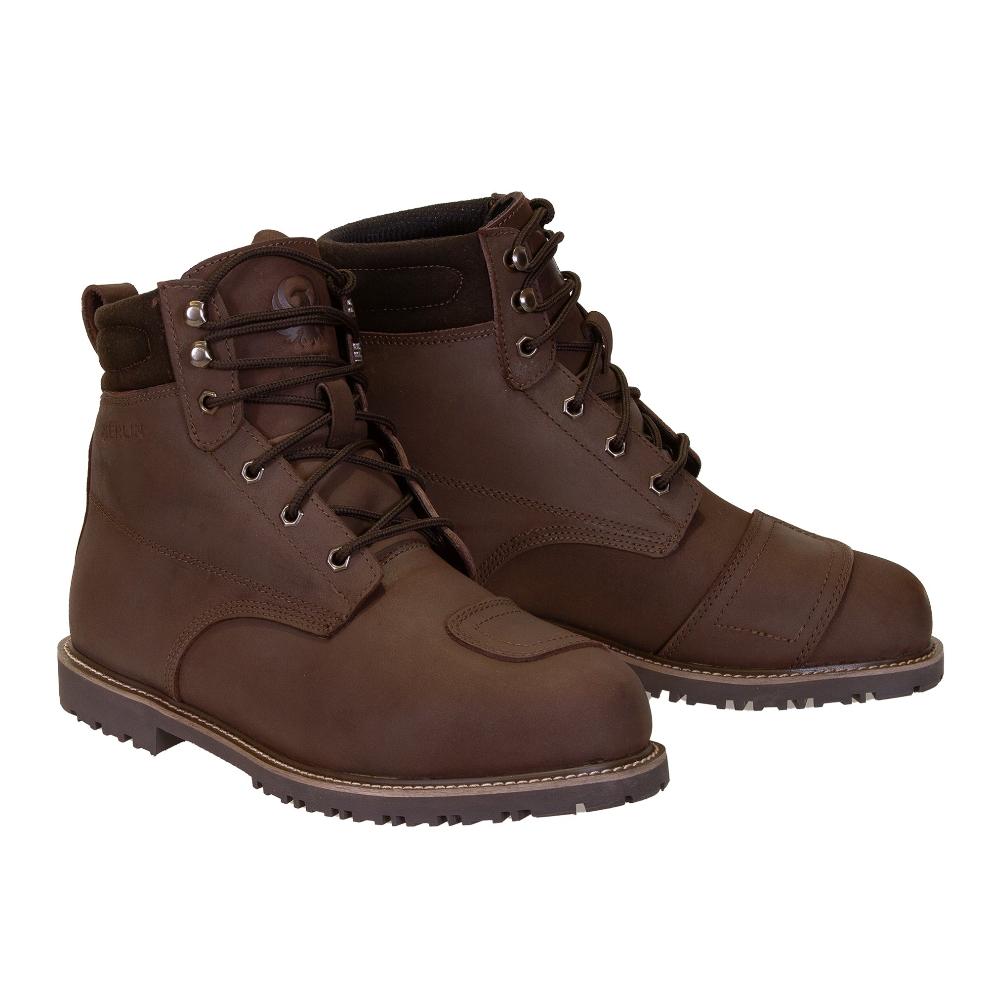 Merlin Ashford D3O Waterproof Boots Dark Brown FREE UK Delivery, FREE 365 Day Returns | Moto Central