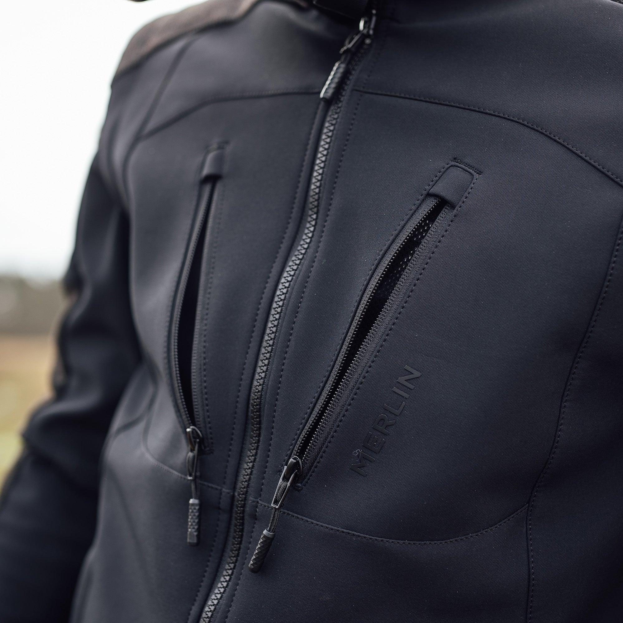 Merlin Badou D3O Kevlar Dual Sport Jacket Black FREE UK Delivery, FREE 365 Day Returns | Moto Central
