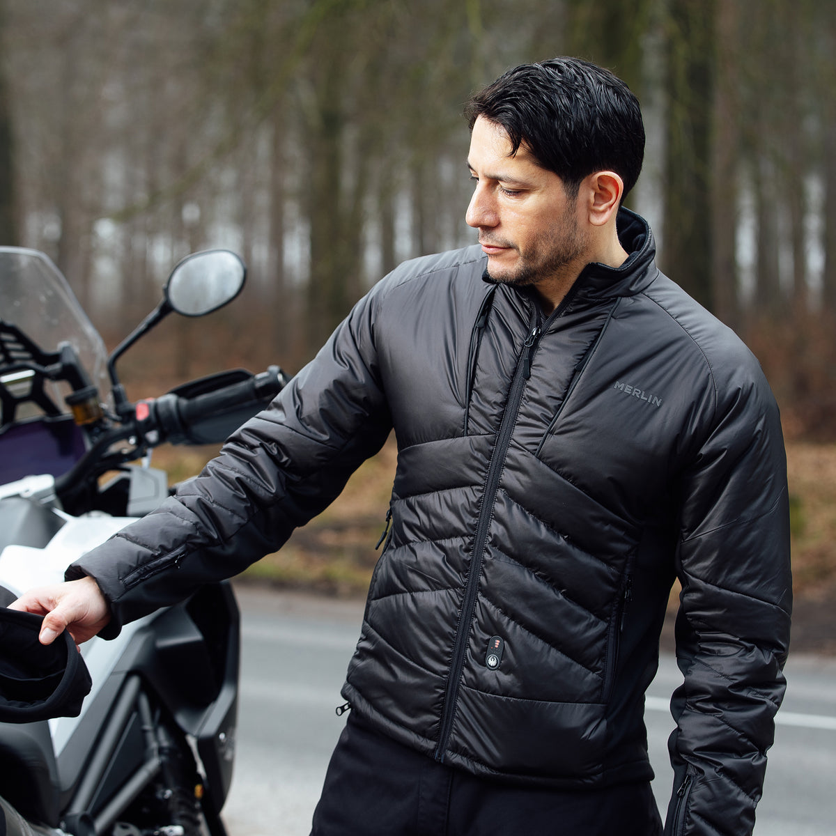 Merlin Kinetix Heated Down Jacket Black