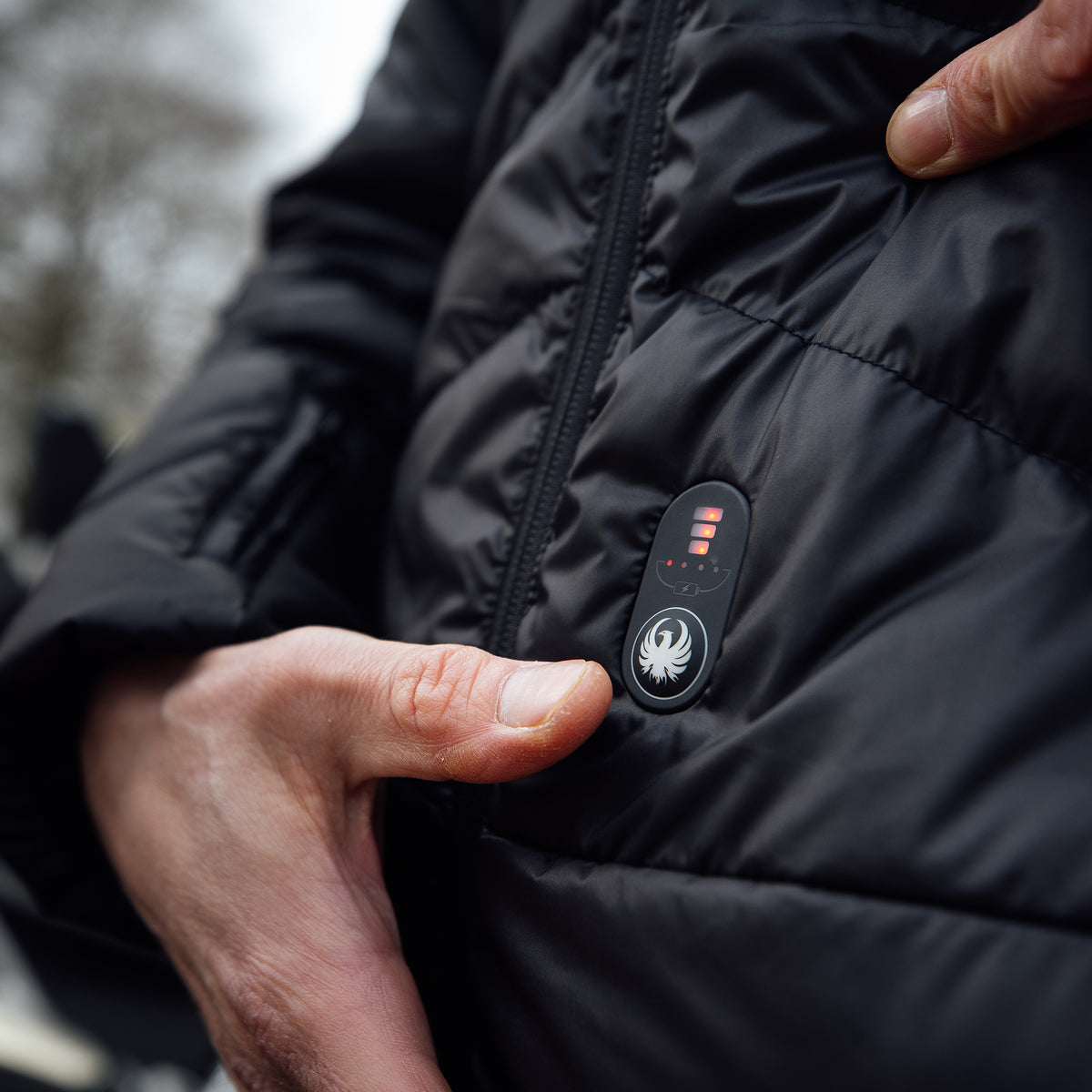 Merlin Kinetix Heated Down Jacket Black