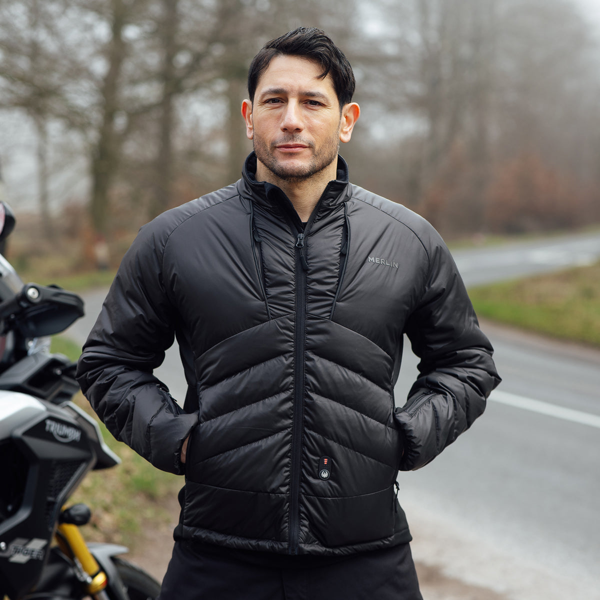 Merlin Kinetix Heated Down Jacket Black