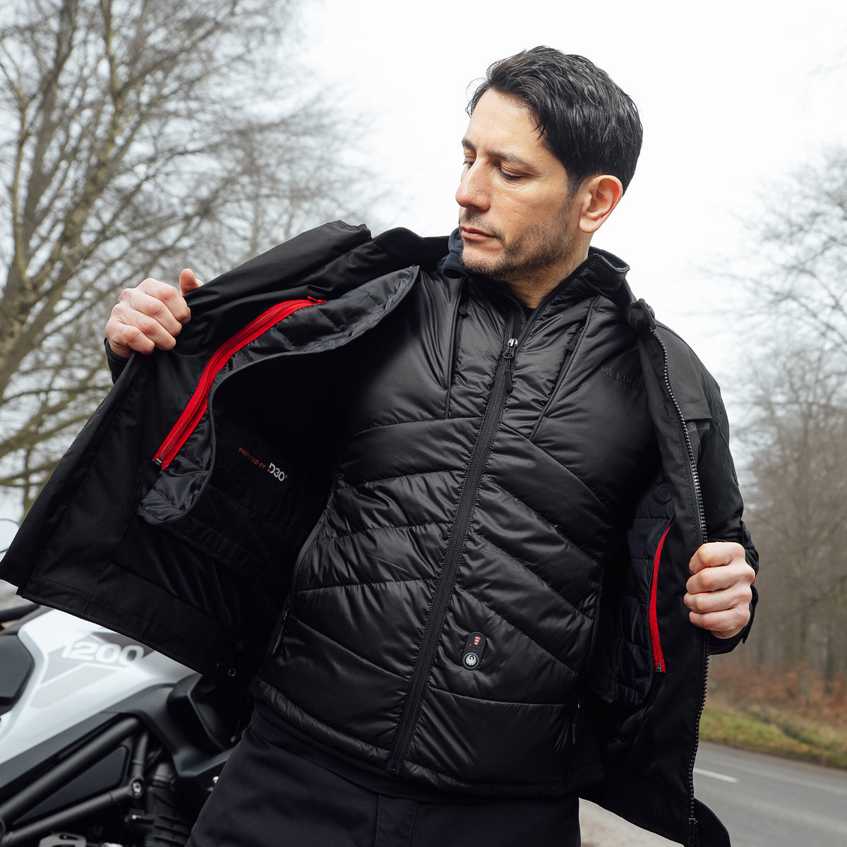 Merlin Kinetix Heated Down Jacket Black
