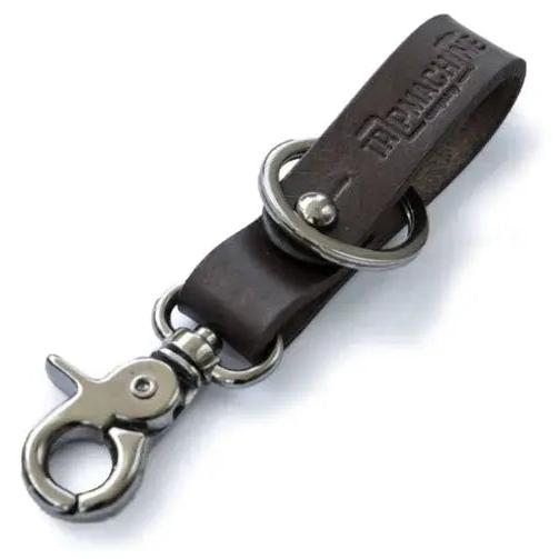 Trip Machine Key Fob Tobacco / Metallic Black front product view