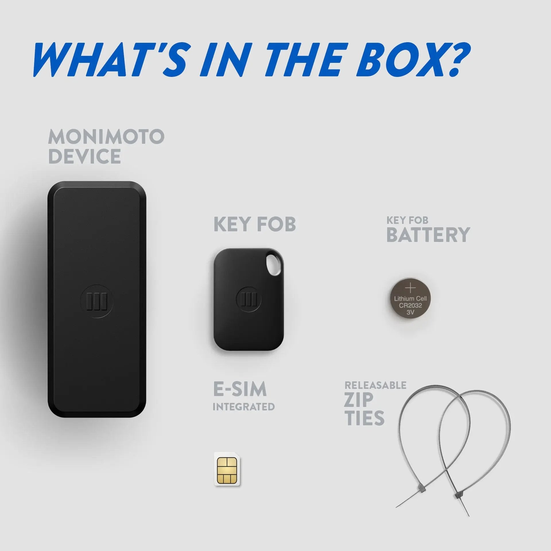 Monimoto 9 GPS Tracker Black FREE UK Delivery, FREE 365 Day Returns | Moto Central