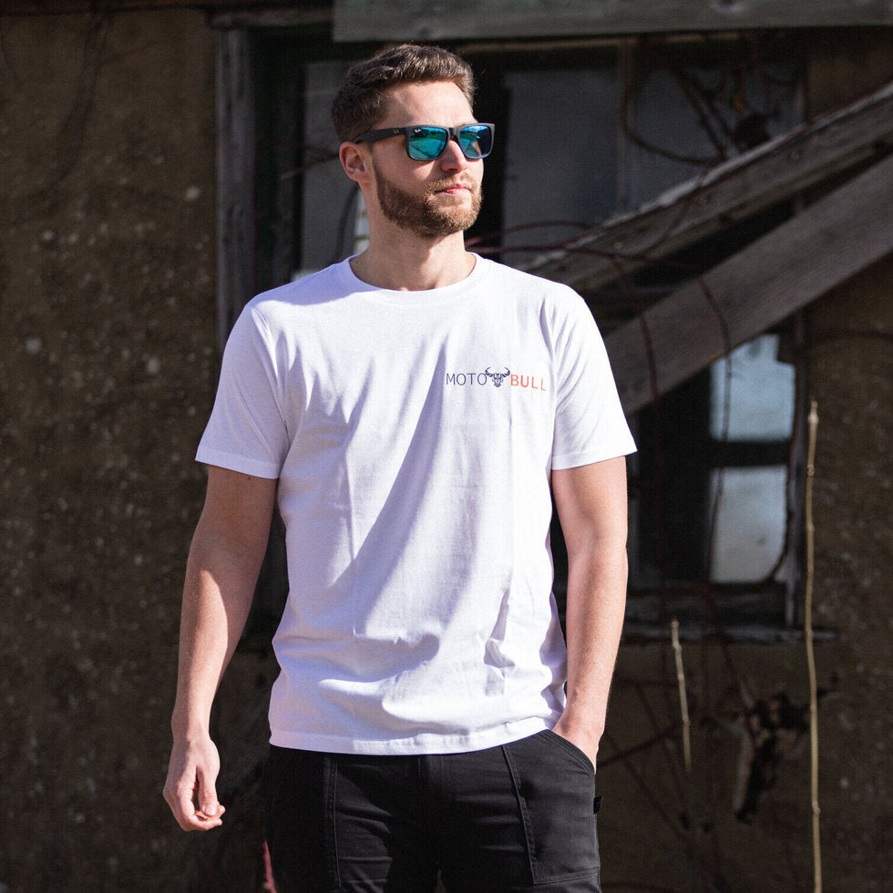 MotoBull Logo T-Shirt White