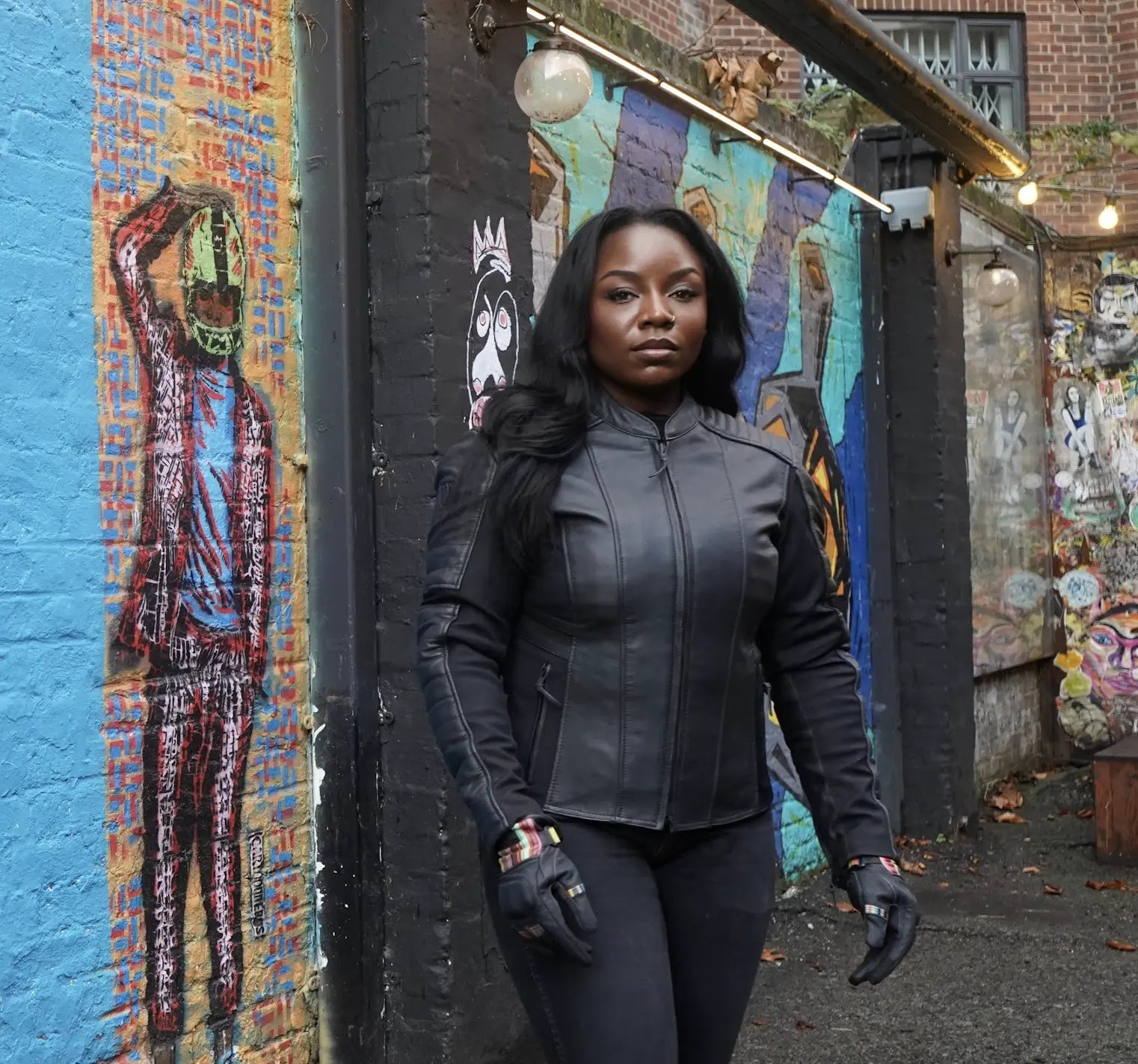 MotoGirl Amelia Ladies Leather Jacket Black FREE UK Delivery, FREE 365 Day Returns | Moto Central