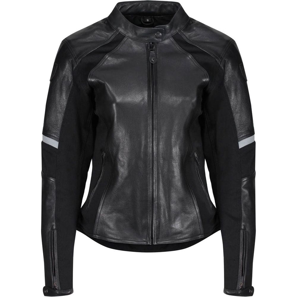 MotoGirl Fiona Ladies Leather Jacket Black