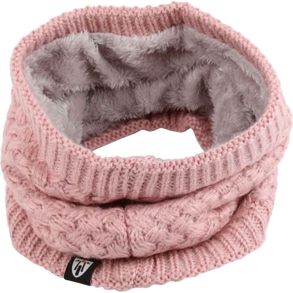 MotoGirl Plush Ladies Neck Warmer Pink
