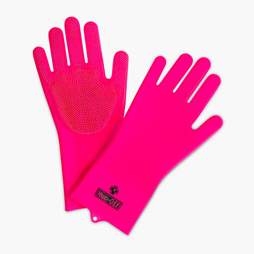 Muc-Off Deep Scrubber Gloves Pink