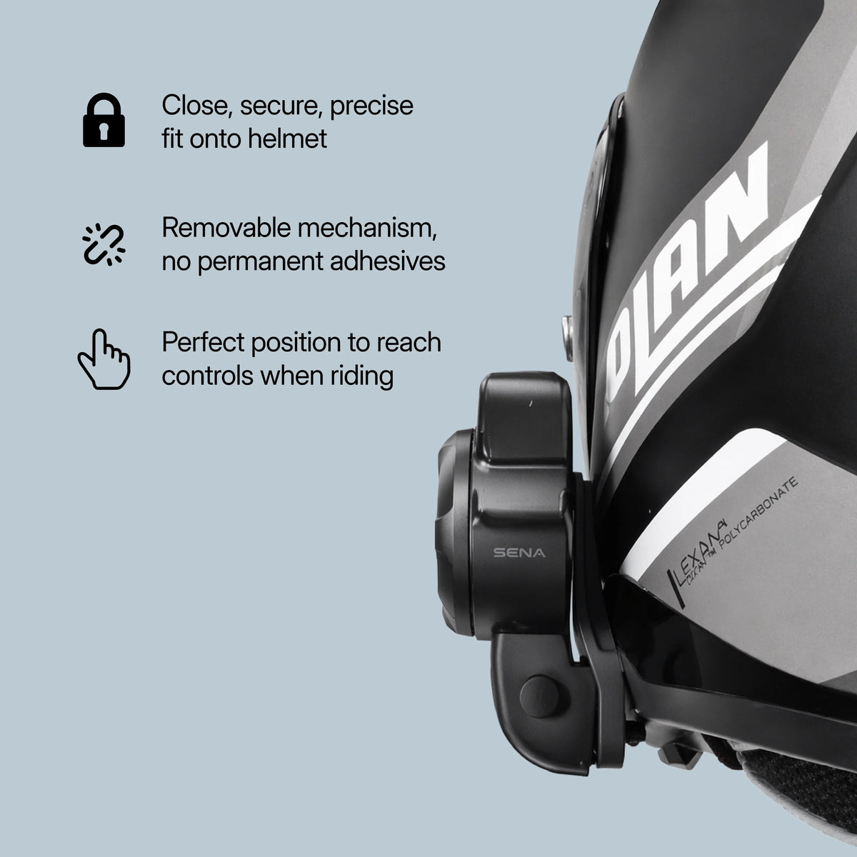Tubs Jackson Nolan N100-5 To Sena 50S / 20S / 30K FREE UK Delivery, FREE 365 Day Returns | Moto Central