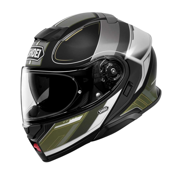 Shoei Neotec 3 Sharpen TC11 Green / Black FREE UK Delivery, FREE 365 ...