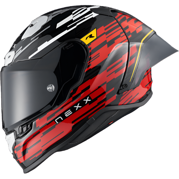 Nexx X.R3R Glitch Racer Red / White
