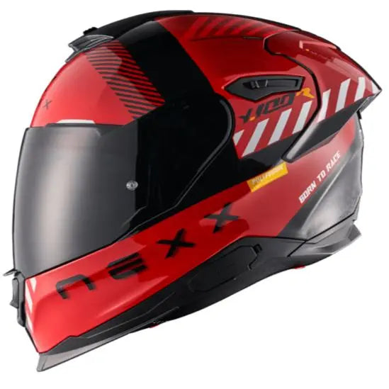 Nexx Y.100R Fade Full Face Helmet Red/Black FREE Delivery & Returns