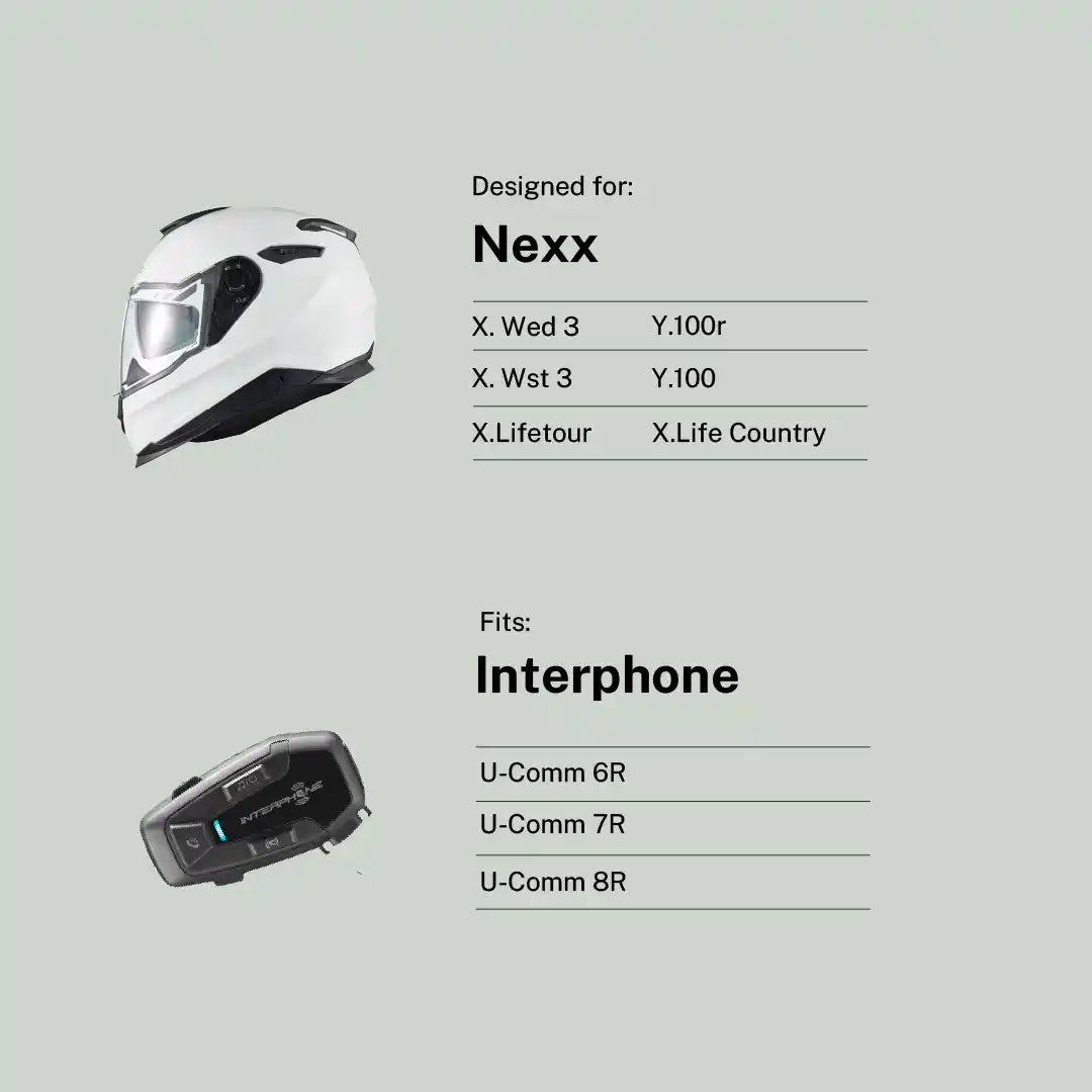 Tubs Jackson Nexx To Interphone U-Comm Adapter FREE UK Delivery, FREE 365 Day Returns | Moto Central