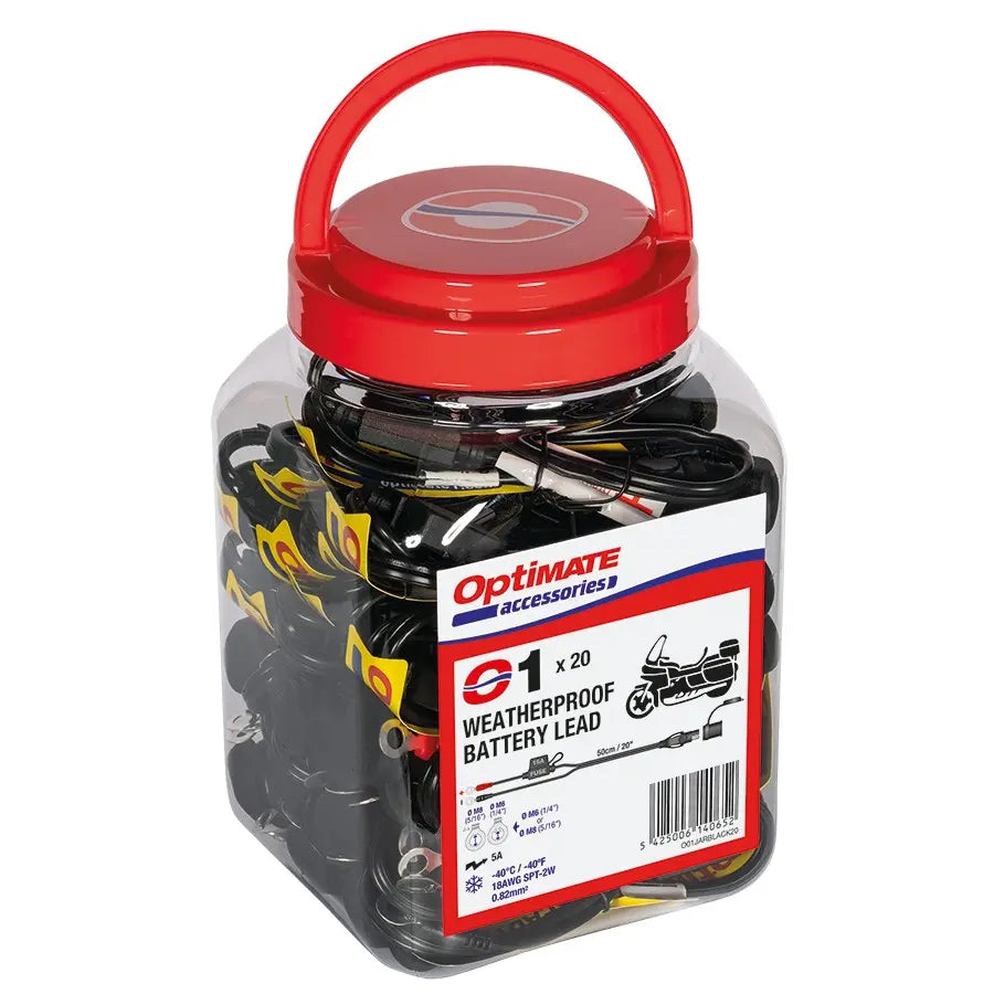 OptiMate Jar of 20 Standard O1 Leads For Workshop Use FREE UK Delivery, FREE 365 Day Returns | Moto Central