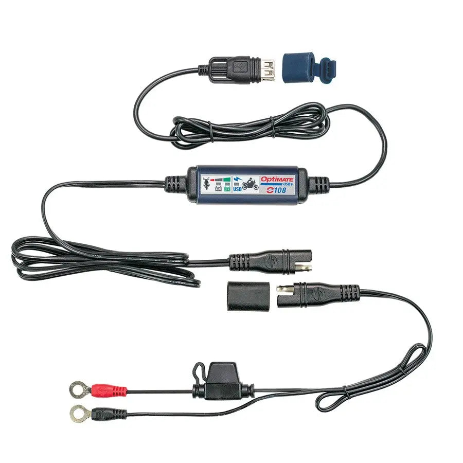 OptiMate O-108 Weatherproof USB Charger 3300mA SAE FREE UK Delivery, FREE 365 Day Returns | Moto Central