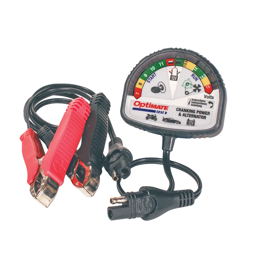 OptiMate Test Battery / Alternator Tester FREE UK Delivery, FREE 365 Day Returns | Moto Central