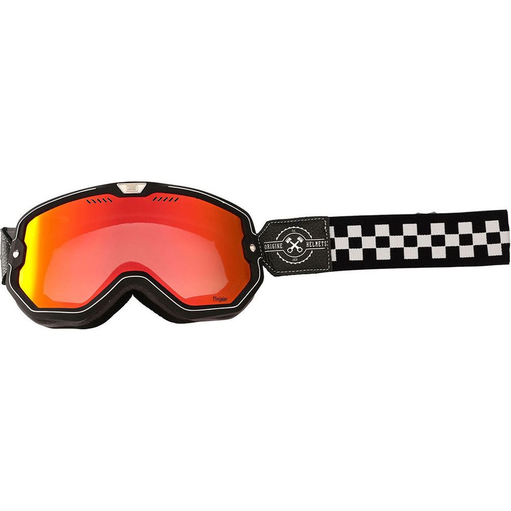Origine Chequered Goggles Black / White
