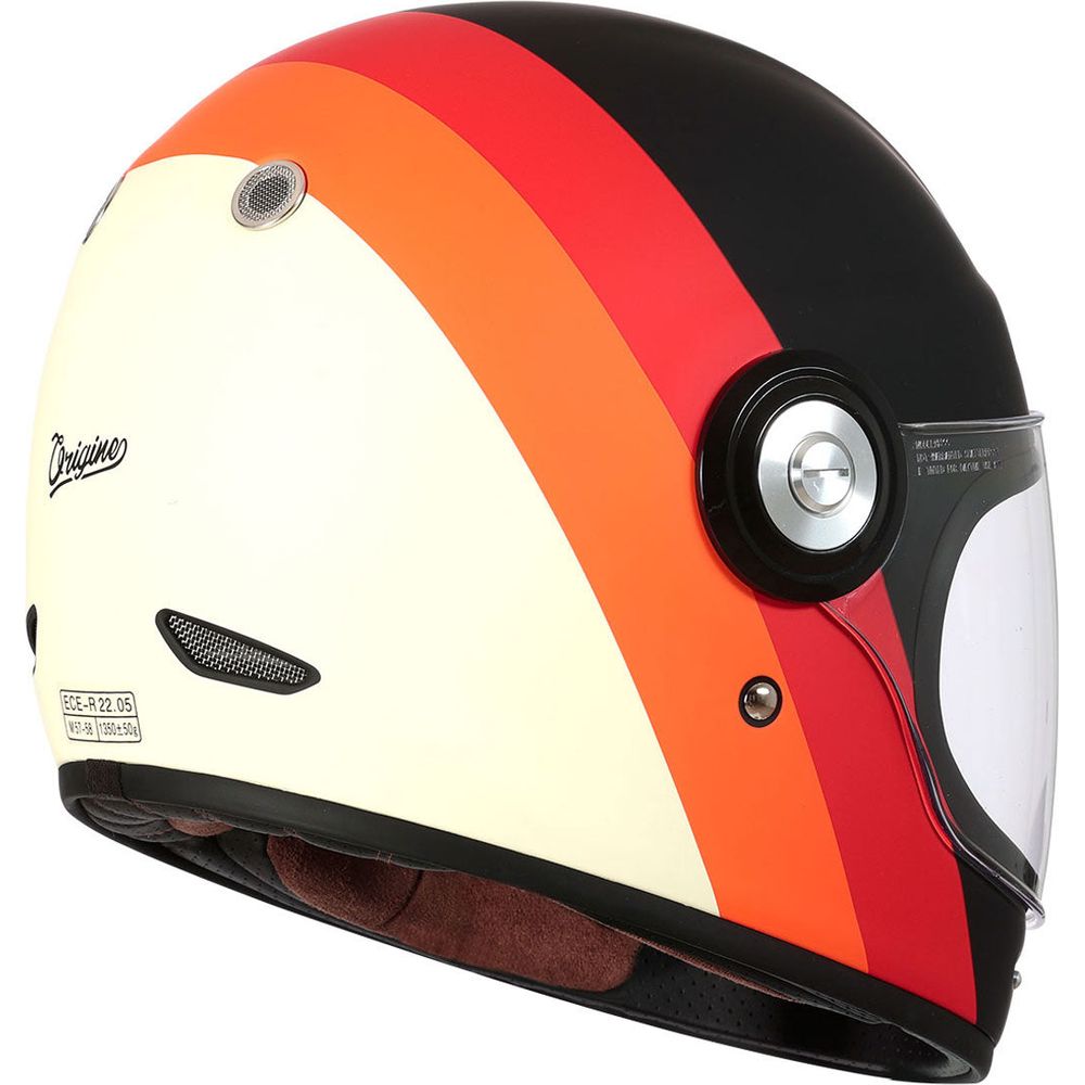 Origine Vega ECE 22.05 Primitive Matt Black / Orange / Red / Cream