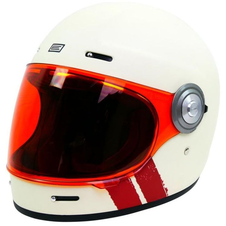 Origine Vega Helmet Visor Orange Tinted orange-tinted visor fitted to a helmet