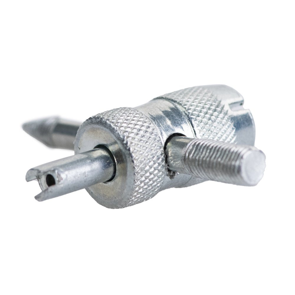 Oxford 4 in 1 Valve Extractor & Tyre Tool Silver - 47.5 x 33 x 12.5mm