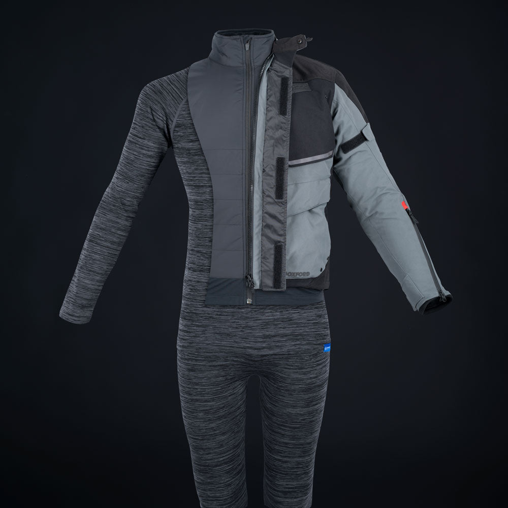 Oxford Advanced Base Layer Top Charcoal Marl