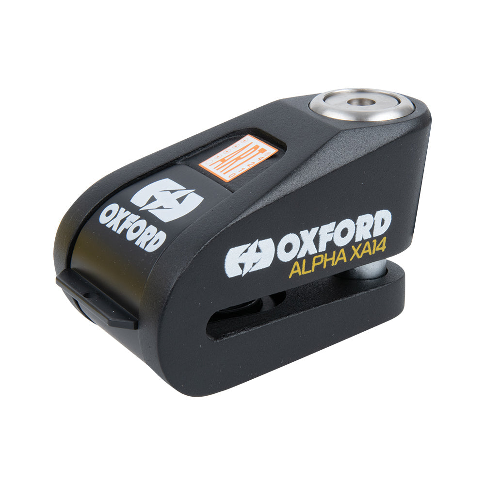 Oxford Alpha XA14 Alarm Disc Lock Black / Black