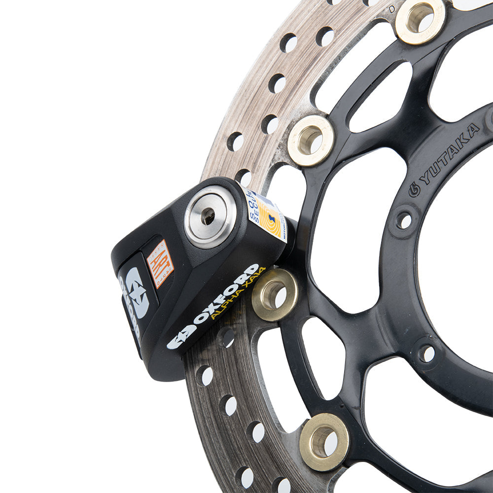 Oxford Alpha XA14 Alarm Disc Lock Black / Black
