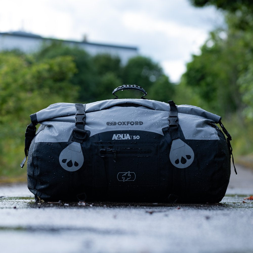 Oxford Aqua T50 Roll Bag Grey / Black - 50 Litres