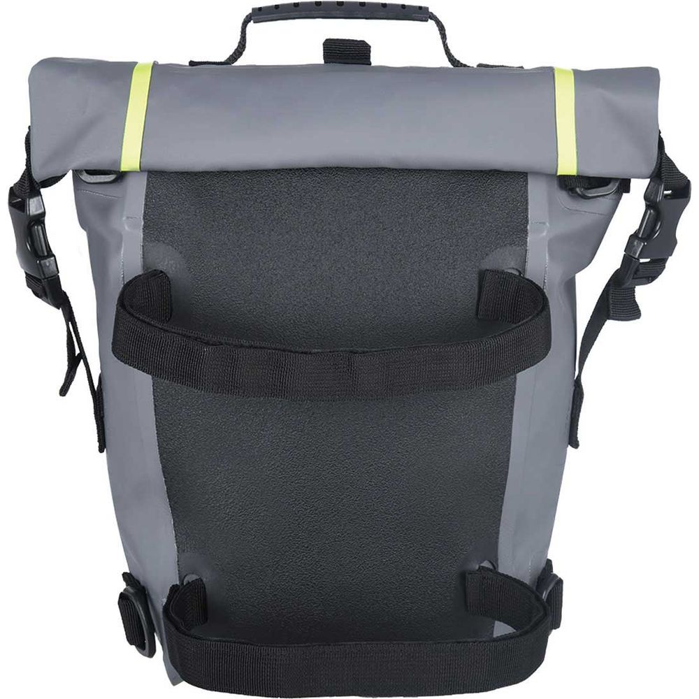 Oxford Aqua T8 Tail Bag Black / Grey / Fluo Yellow - 8 Litres rear view