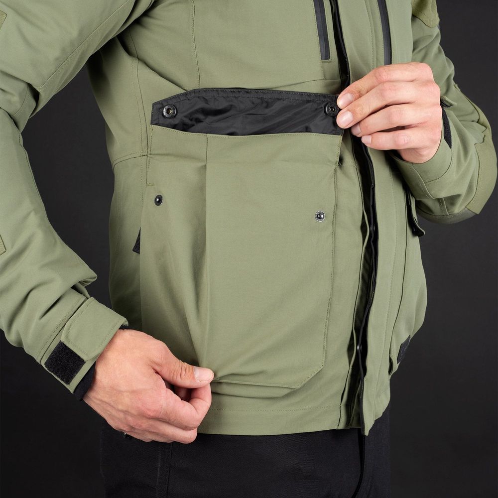 Oxford Barkston Dry2Dry Textile Jacket Khaki