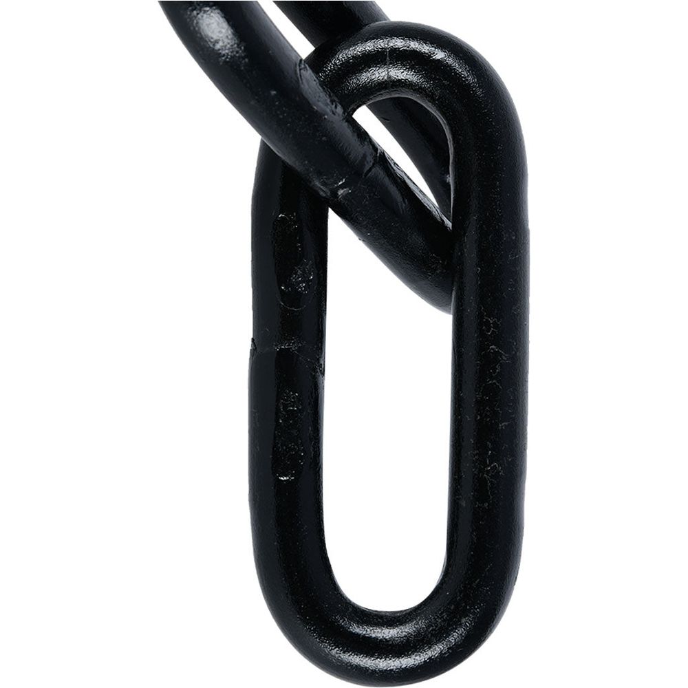 Oxford Beast Lock Chain Black - 22mm x 1.5m, chain link close-up